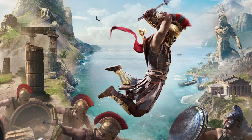 Игра PS4 Assassin's Creed Odyssey Английская Версия (Б.У.)