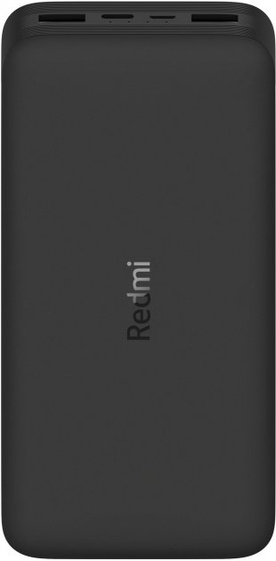 Повербанк Xiaomi Redmi Power Bank 20000mAh 18W, швидкий заряд Quick Charge 3.0 Black (VXN4304GL)