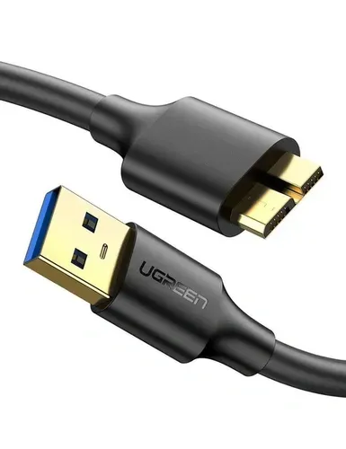 Кабель UGREEN US130 USB 3.0 A Male to Micro USB 3.0 Male Cable 0.5m Black (UGR-10840)