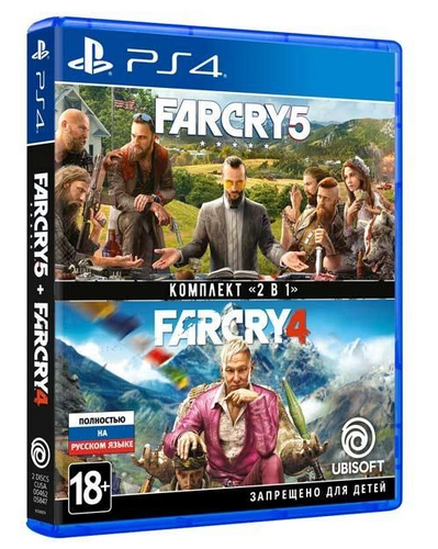 Игра PS4 Far Cry 4 & Far Cry 5 (Double Pack) (Б.У.)
