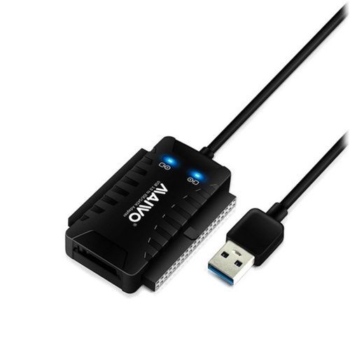 Адаптер Maiwo USB 3.0 to 2.5/3.5'' IDE/SATA HDD/SSD, 5.25'' CD-R, PA 2V/2A (K132U3IS)