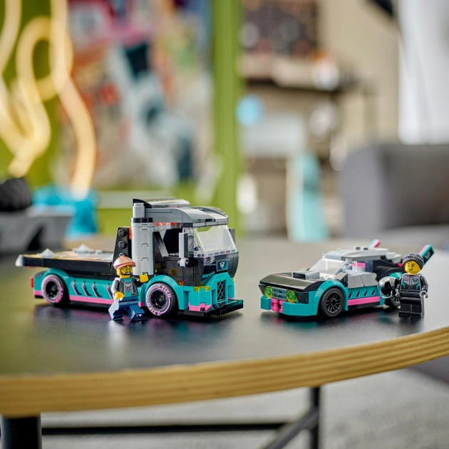 Конструктор LEGO City Автомобиль для гонок и автовоз 328 деталей (60406)