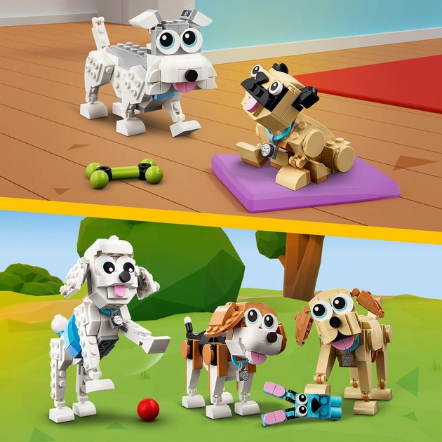 Конструктор LEGO Creator Милі собачки 475 деталей (31137)