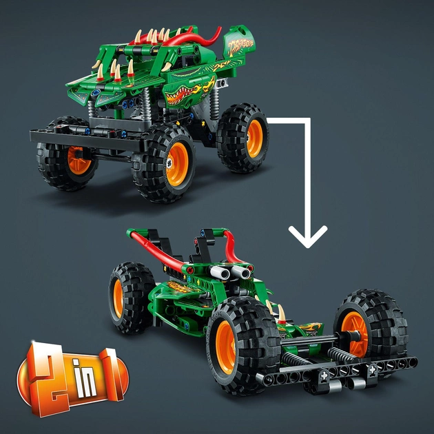 Конструктор LEGO Technic Monster Jam Dragon 217 деталей (42149)