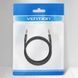 Кабель Vention Cotton Braided 3.5mm Male to Male Audio Cable 1.5M Black Aluminum Alloy Type (BAWBG)