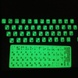 Наклейки на клавіатуру (російська-англійська) (люмінесцентна)