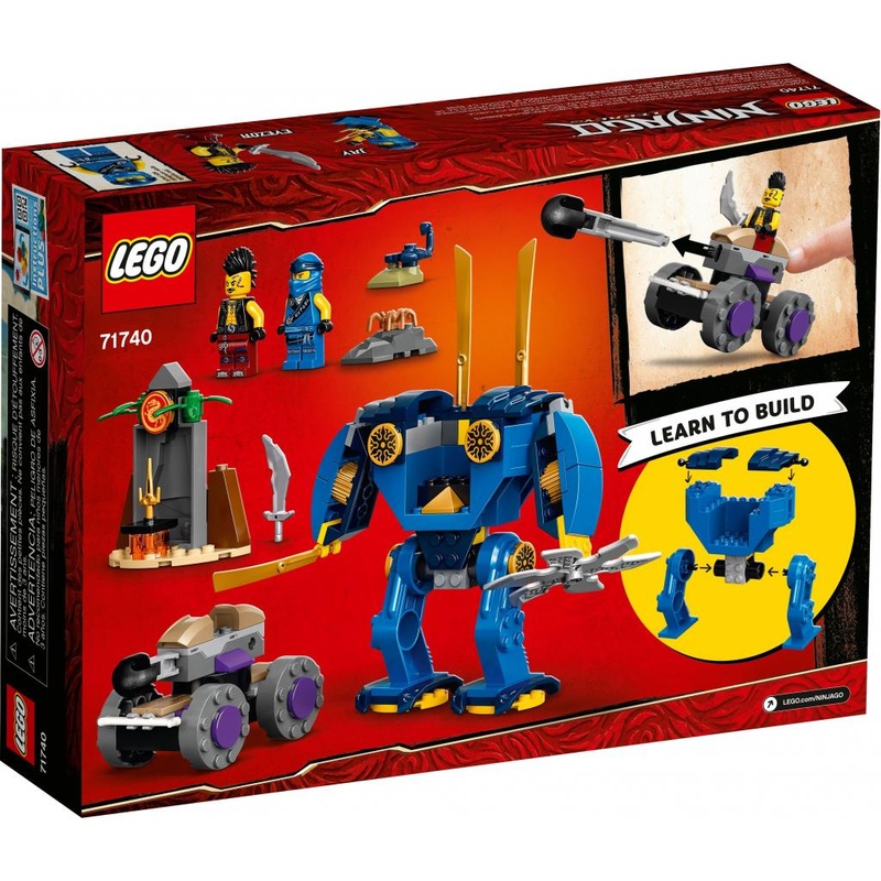 Конструктор LEGO Ninjago Электрический робот Джея (71740)