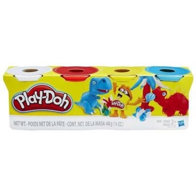 Набор для творчества Hasbro Play-Doh Набор из 4 баночек (B5517_B6508)