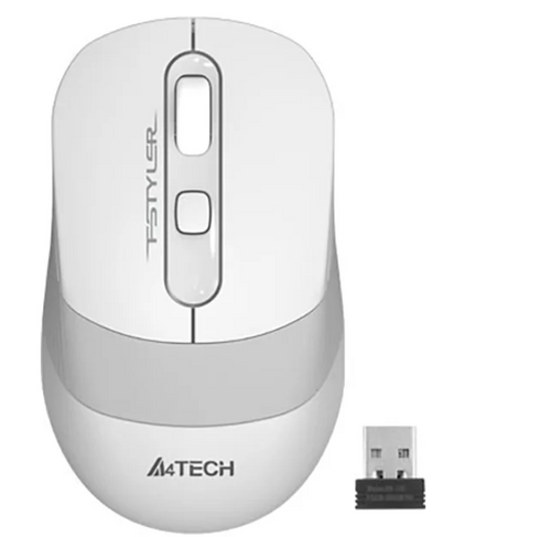 Мышка беспроводная A4Tech FG10S White