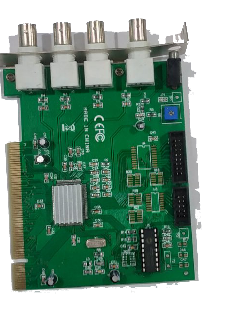 4-канальна PCI карта відеоспостереження відеозахвату