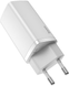 Сетевое зарядное устройство Baseus GaN2 Lite Quick Charger C+U 65W EU White (CCGAN2L-B02)