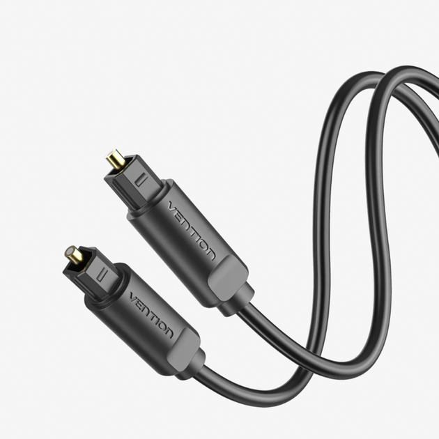 Кабель Vention Optical Fiber Audio Cable 1.5M Black (BAEBG)