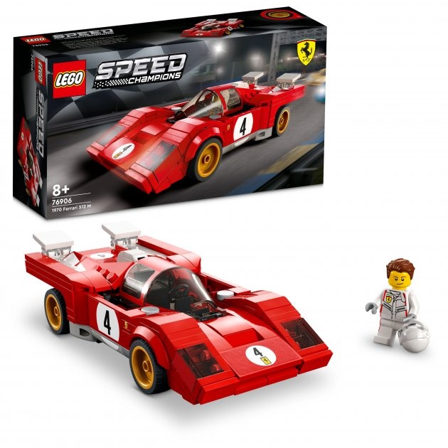 Конструктор LEGO Speed Champions 1970 Ferrari 512 M 291 деталь (76906)