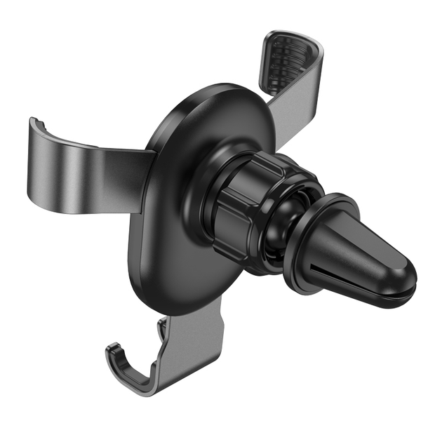 Тримач для мобільного HOCO CA56 Plus Armor metal gravity car holder Black (6931474760289)