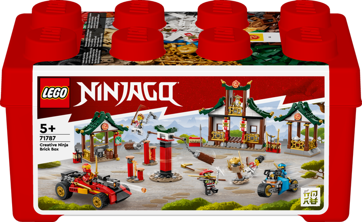 Конструктор LEGO Ninjago Ниндзя Коробка с кубиками для творчества 530 деталей (71787)