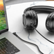 Аудiокабель BOROFONE BL10 AUX audio cable 2m Black (BL10-2B)