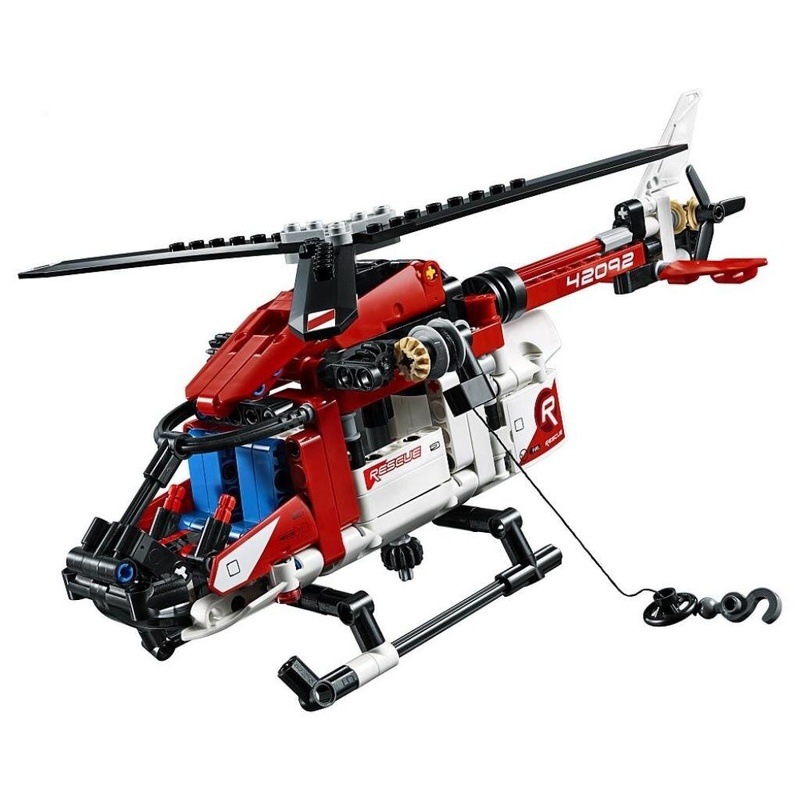 Конструктор LEGO TECHNIC Спасательный вертолёт 325 деталей (42092)