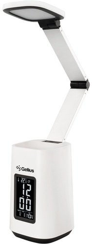 Настільна лампа з годинником Gelius Pro LED Desk Lamp (GP-LTL003) Transformer