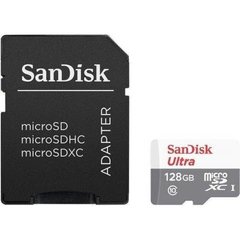 Карта пам'яті SANDISK 128GB microSDXC class 10 UHS-I Ultra (SDSQUNS-128G-GN6TA)