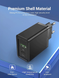 Зарядное устройство Vention Two-Port USB(A+C) Wall Charger (18W/20W) EU-Plug Black (FBBB0-EU)