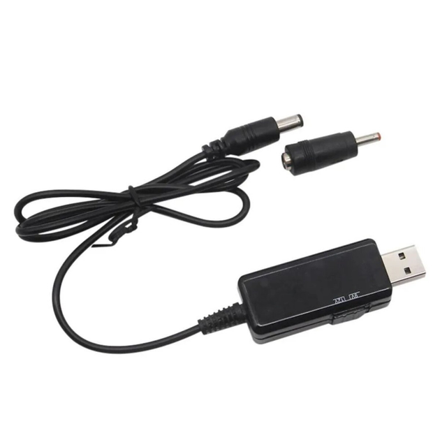 Кабель перетворювач USB-DC 5v to 9v/12v (1m) + перехідник 3.5mm (USBDC59512A)