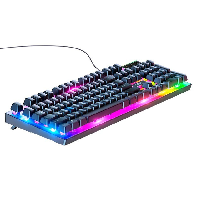 Миша + клавіатура HOCO GM18 Luminous gaming keyboard and mouse set Black (6931474783684)