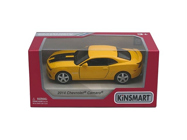 Машинка Kinsmart Chevrolet Camaro w/ printing 2014 1:38 KT5383WF