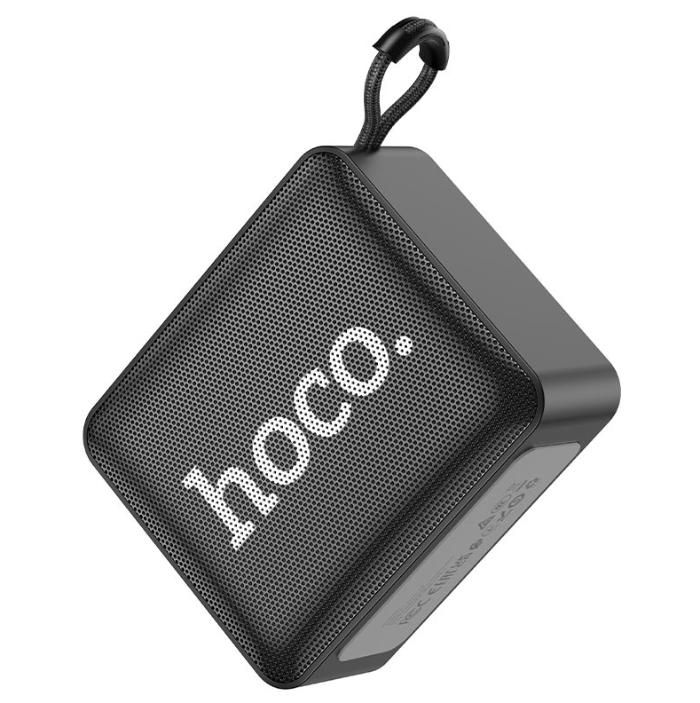 Портативная колонка HOCO BS51 Gold brick sports BT speaker Black (6931474780737)