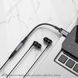 Адаптер BOROFONE BV24 Graceful digital audio converter cable iP to 3.5mm Metal Grey (6941991120398)