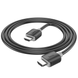 Кабель HOCO US08 HDTV 2.0 male-to-male 4K HD data cable(L=1M) Black (6931474799388)