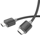 Кабель HOCO US08 HDTV 2.0 male-to-male 4K HD data cable(L=1M) Black (6931474799388)