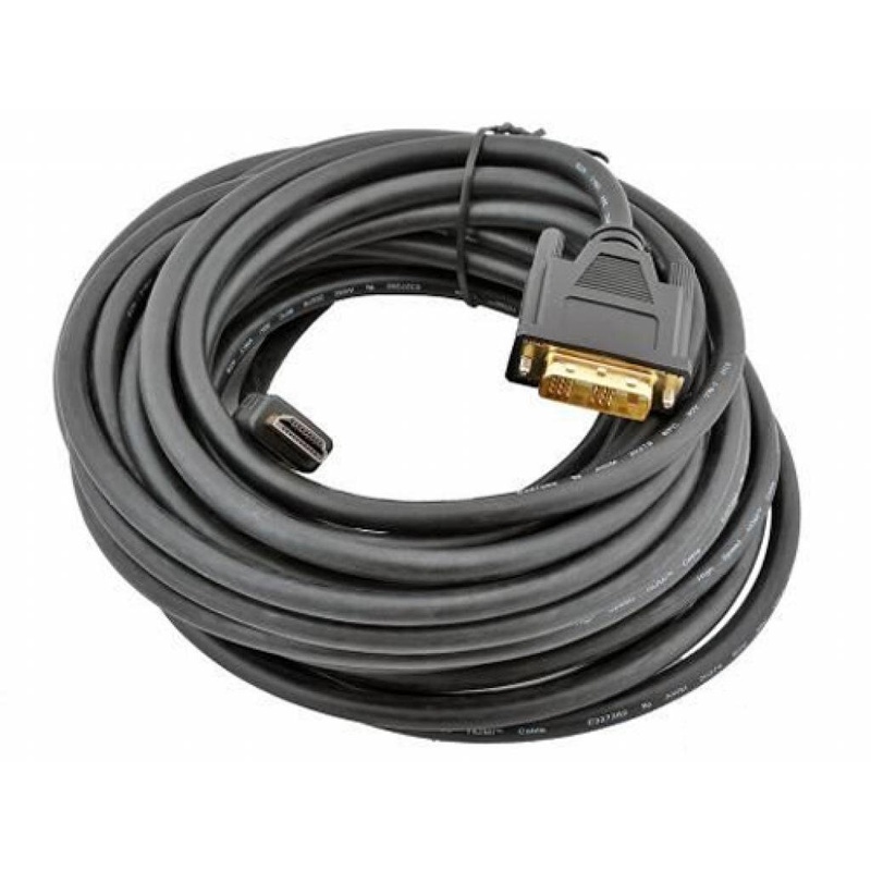 Кабель мультимедийный HDMI to DVI 18+1pin M, 7.5m Cablexpert (CC-HDMI-DVI-7.5MC)