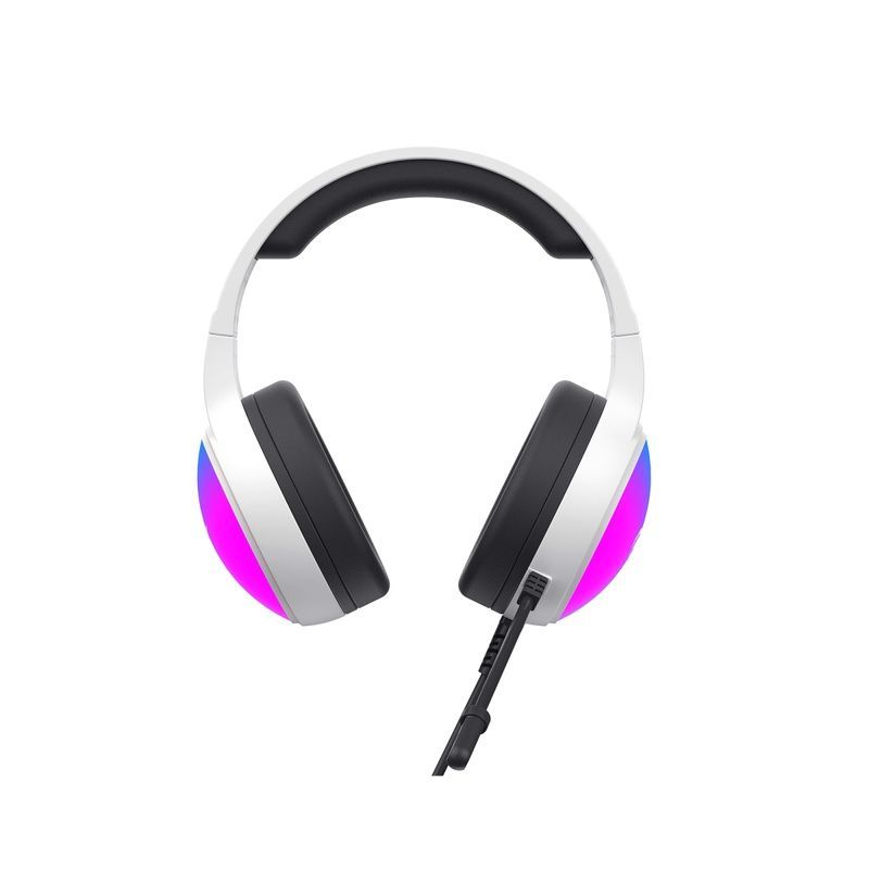 Геймерські навушники USB 7.1 з мікрофоном і RGB підсвіткою HV-H2043U Havit білі