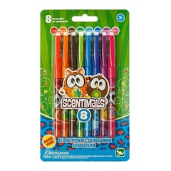 Гелеві ручки Kangaru Scentimals 8 штук ароматизовані (KN7039)