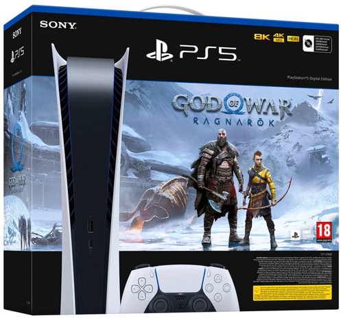 Ігрова приставка Sony PlayStation 5 Digital Edition 825GB God of War Ragnarok Bundle