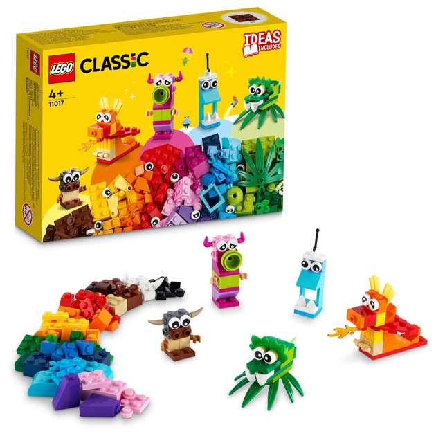 Конструктор LEGO Classic Оригінальні монстри 140 деталей (11017)