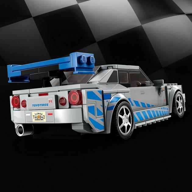 Конструктор LEGO Speed Champions «Подвійний форсаж» Nissan Skyline GT-R (R34) 319 деталей (76917)