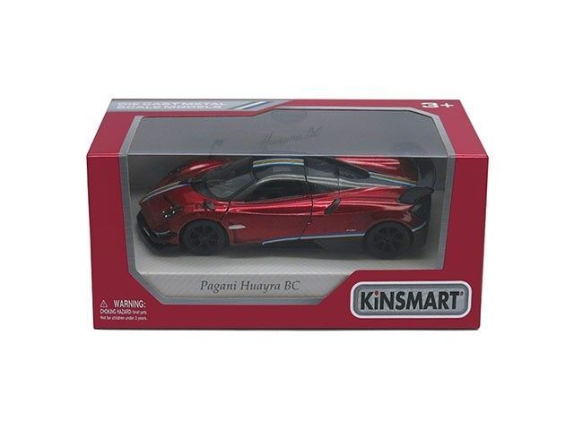 Машинка Kinsmart Pagani Huayra BC with printing 2016 1:38 KT5400WF