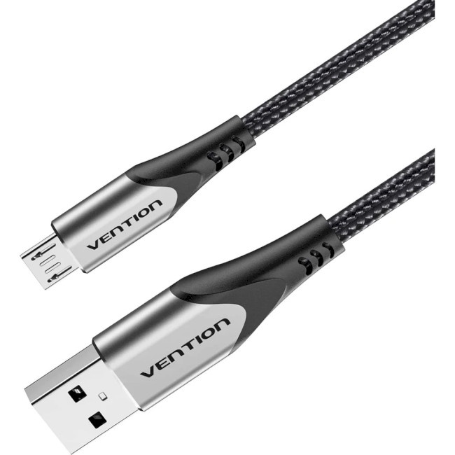 Кабель Micro USB Vention USB 2.0 AM to Micro USB 1m Gray (COAHF)