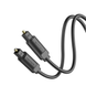 Оптичний аудіо кабель Vention Optical Fiber Audio Cable 3M Black (BAEBI)