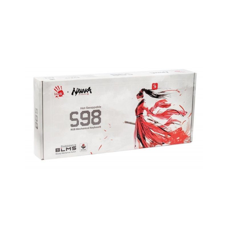 Клавиатура A4Tech Bloody S98 RGB Red Switch USB Naraka (4711421000383)