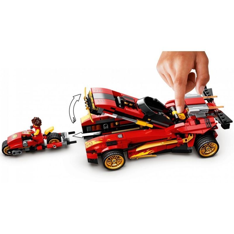 Конструктор LEGO Ninjago Переслідувач ніндзя X-1 (71737)