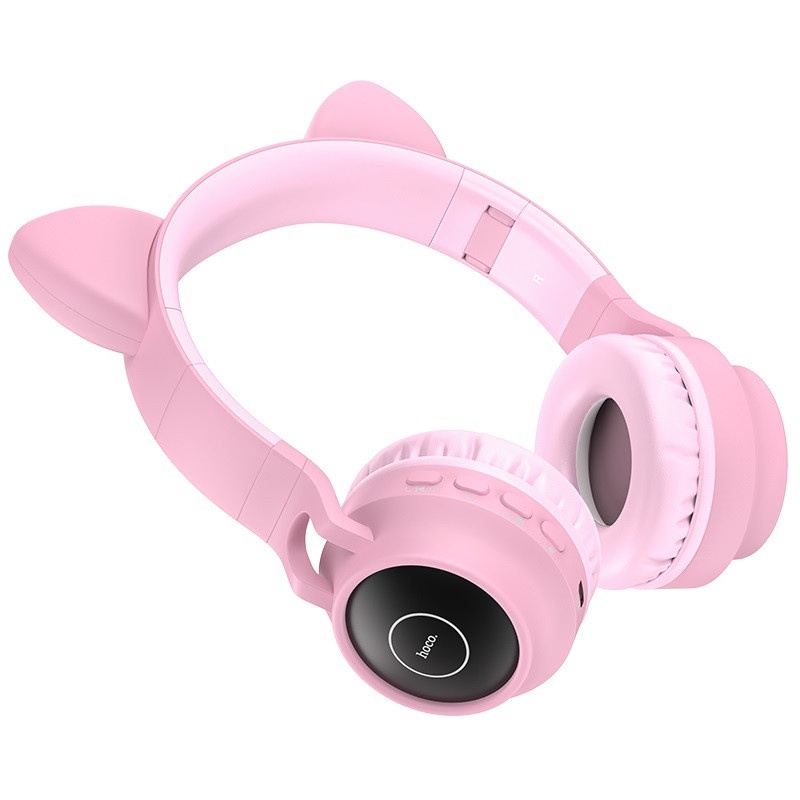 Наушники Hoco W27 Cat Ear Pink