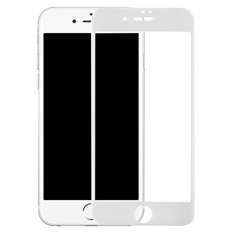 Защитное стекло iPhone 7 D11 white