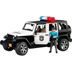 Джип поліція Wrangler Unlimited Rubicon Police з фігуркою поліцейського (02526)