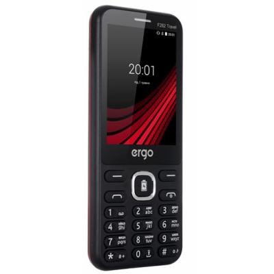 Мобільний телефон Ergo F282 Travel Black, Чорний