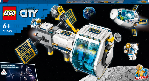 Конструктор LEGO City Space Лунная космическая станция 500 деталей (60349)