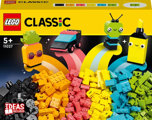 Конструктор LEGO Classic Творческое неоновое веселье 333 детали (11027)