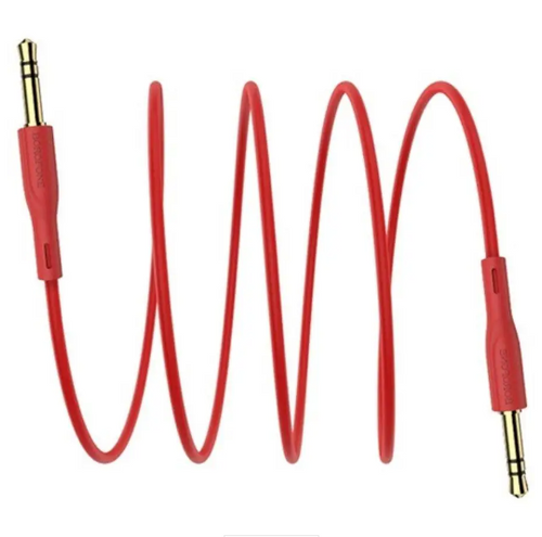Аудiо-кабель Borofone BL1 Audiolink AUX 3.5mm - AUX 3,5mm 1m Red (BL1R1)