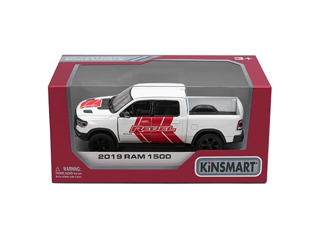 Машинка Kinsmart Dodge RAM 1500 with printing 2019 1:46 KT5413F